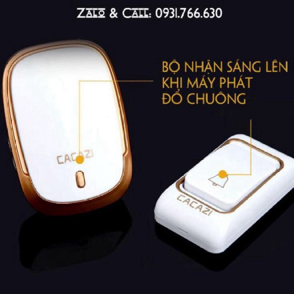 HOT TREND CHUÔNG CỬA KHÔNG DÂY CACAZI-K01 36 kiểu chuông