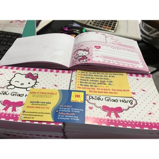 Phiếu giao hàng kitty 1 tệp 100 tờ