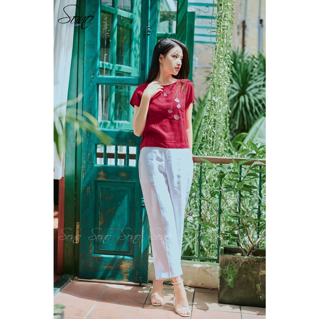 SONO - Quần Dài Chất Liệu Linen Hàng Thiết Kế Cao Cấp