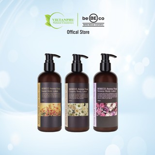 Dưỡng thể sáng da nước hoa 3 hương thơm: Ngọt ngào, Nước hoa và Quyến rũ BEBECO AROMA FLORAL BODY LOTION Hàn Quốc 300ml
