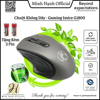 ▤Chuột Máy Tính Không Dây Gaming imice g1800 Led Rgb Vi Laptop Chơi Game – Mouse Văn Phòng Giá Rẻ