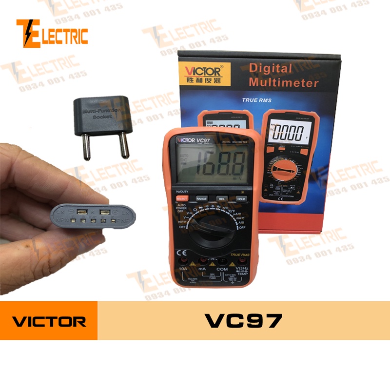 Victor VC - 97 Đồng Hồ Đo Điện Vạn Năng Đo Điện Áp, Điện Trở, Điện Dung VICTOR VC97