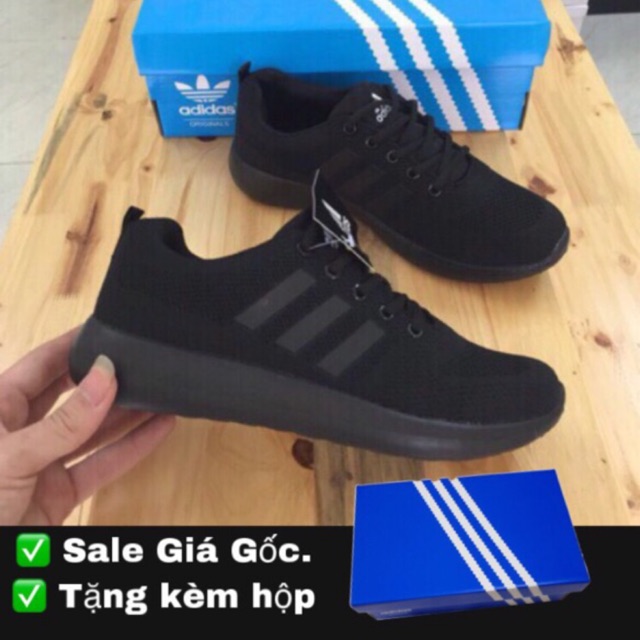 Giày Thể Thao Adidas Full đen nam [Tặng Kèm Hộp]