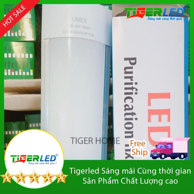 Đèn Tuýp Led Bán Nguyệt 1.2m - 36W Công xuất thực siêu sáng tiết kiệm an toàn chĩnh hãng Tigerled Việt Nam