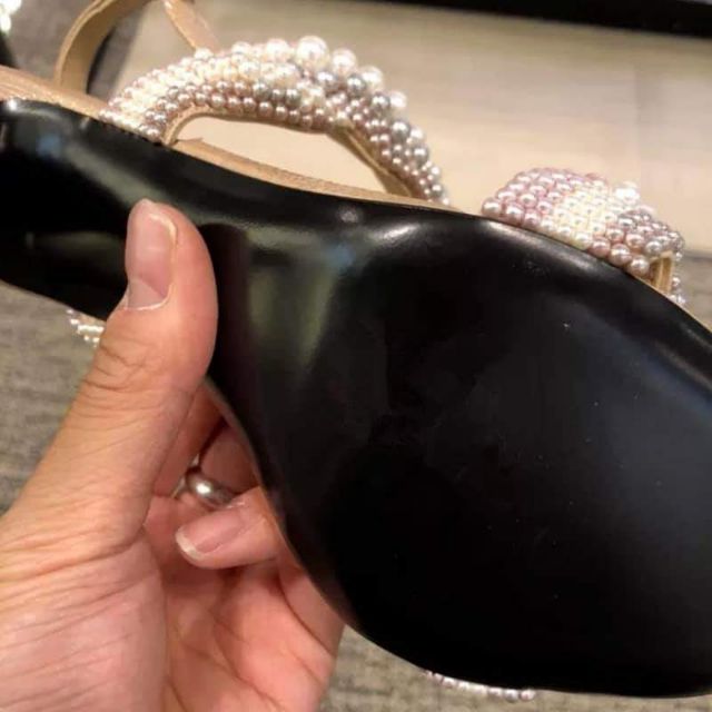 Guốc đính hạt sang chảnh 598