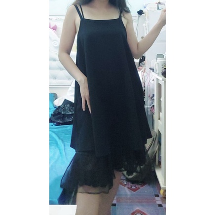 Thanh lý váy 2 dây dễ thương size dưới 55kg
