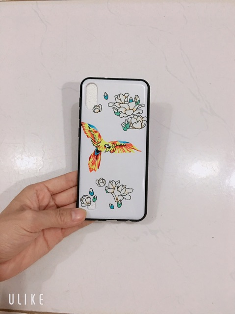 Ốp lưng sam sung A10,M10 in hình con cò đỏ vàng