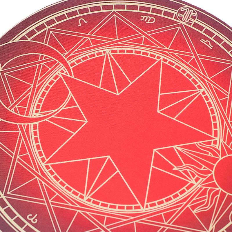 Tấm Lót Chuột Tròn Bằng Nhựa PC Mềm Dày Dặn Dễ Thương