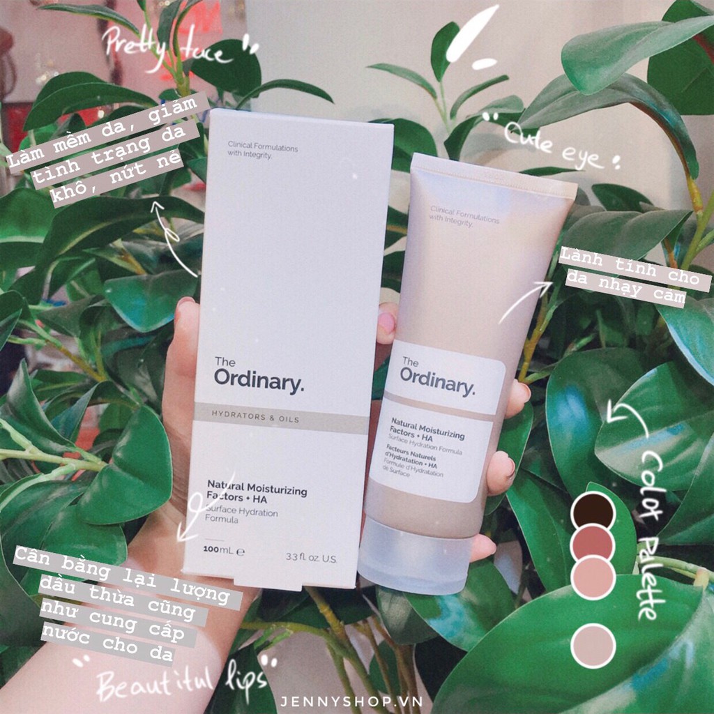 Kem Dưỡng The Ordinary Natural Moisturizing Factors + HA