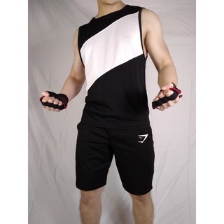 Áo tanktop thể thao nam phối ngực