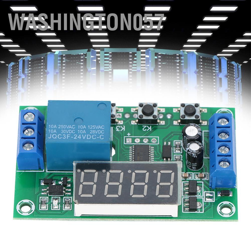 Hàng Hot Mô-đun chuyển tiếp Một chu kỳ kích hoạt chu kỳ kênh Công tắc mạch thời gian trễ YYC-2S 24V Hàng giao ngayWashington057