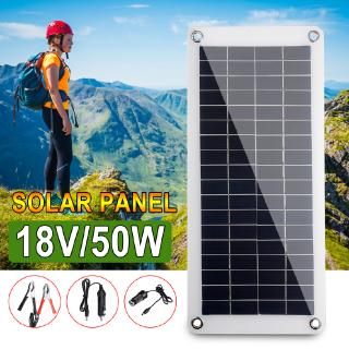 Bảng pin mặt trời polysilicone sạc điện 18V 50W