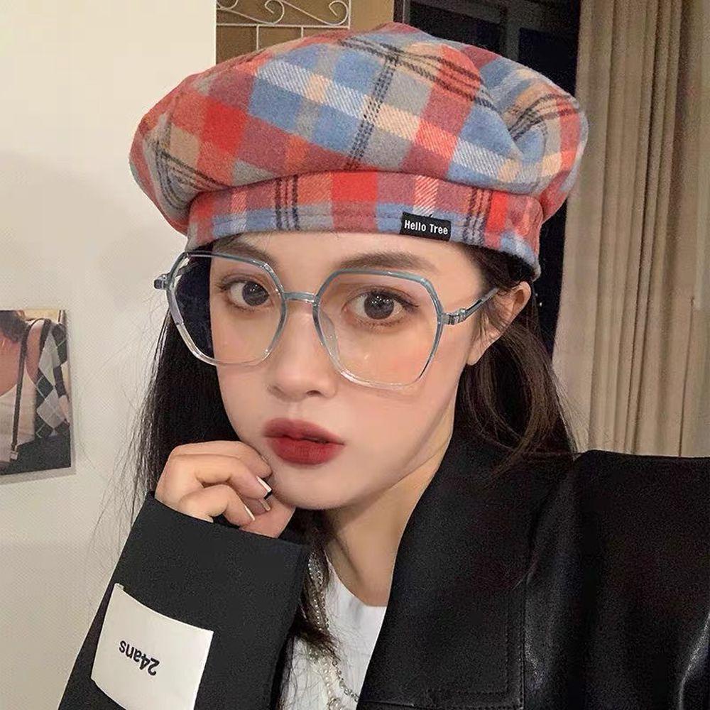 Kính Đọc Sách Chống Ánh Sáng Xanh Trong Suốt Phong Cách Vintage Dành Cho Nam Nữ