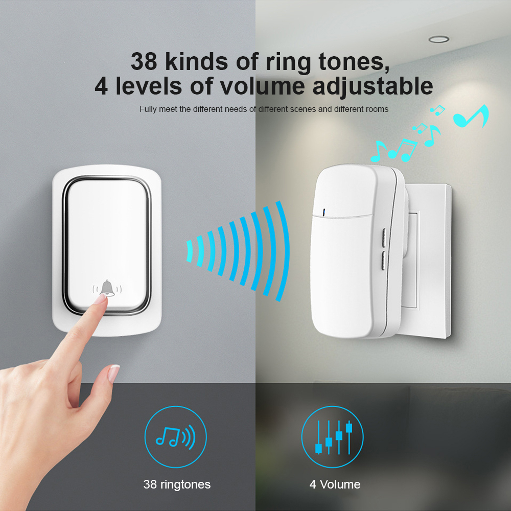 Chuông Cửa Không Dây Chống Nước Ip68 | BigBuy360 - bigbuy360.vn