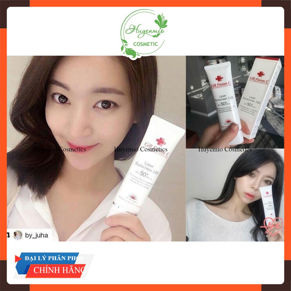 Kem chống nắng Cell Fusion C Laser Suncreen 100 / Toning Suncream 100 (Xanh - Đỏ - Hồng) | BigBuy360 - bigbuy360.vn