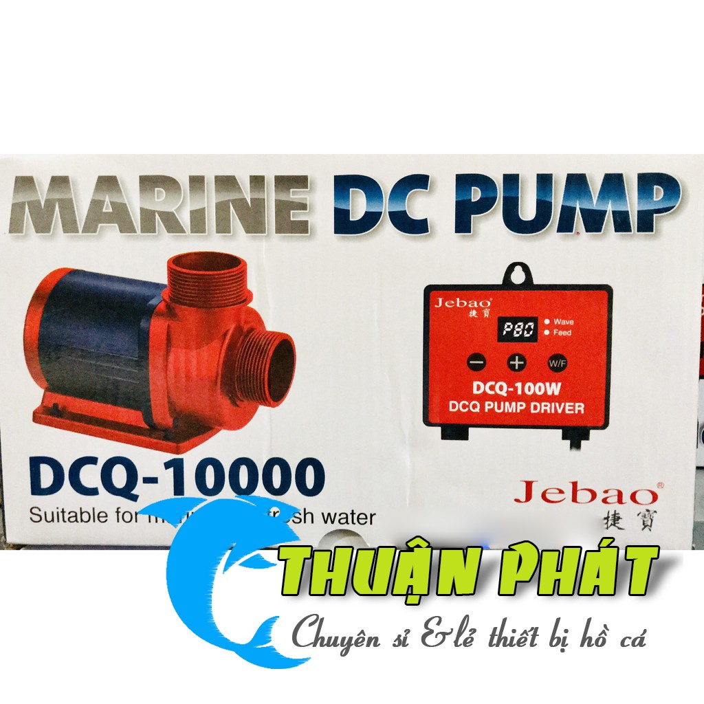 Máy Bơm Hồ Cá Koi, Cá Cảnh Thế Hệ Mới Jebao DCQ3500/ DCQ 5000/ DCQ6000/ DCQ 8000/ DCQ 10000