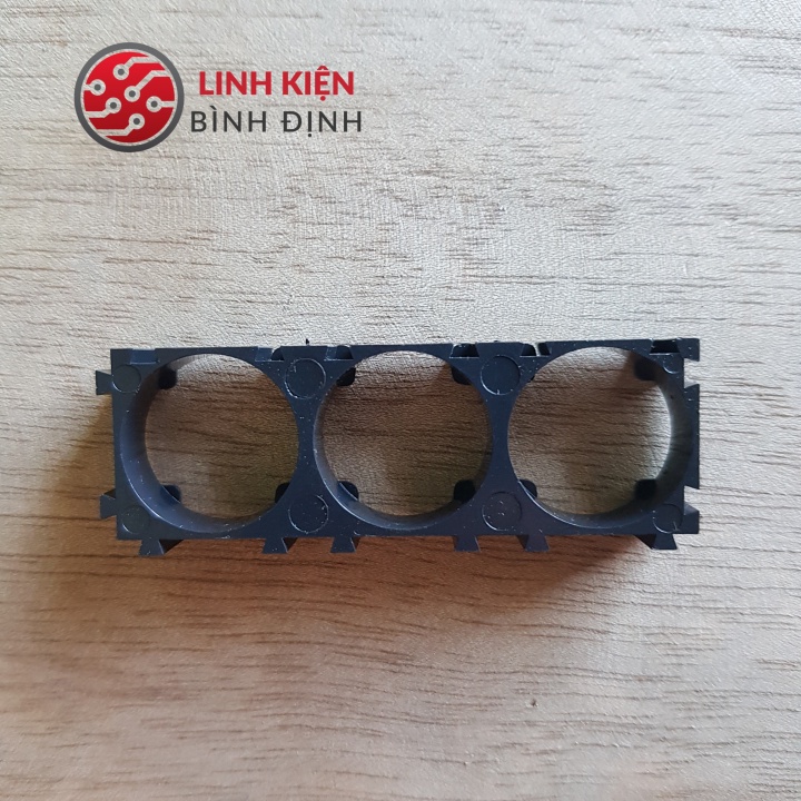Khung gắn pin 18650  ,gông pin 18650 , đế đỡ gắn pin 3 viên tiện dụng