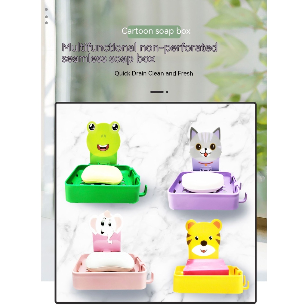 Khay Đựng Xà Phòng Gắn Tường Thiết Kế Dễ Thương Tiện Dụng Cho Nhà Tắm