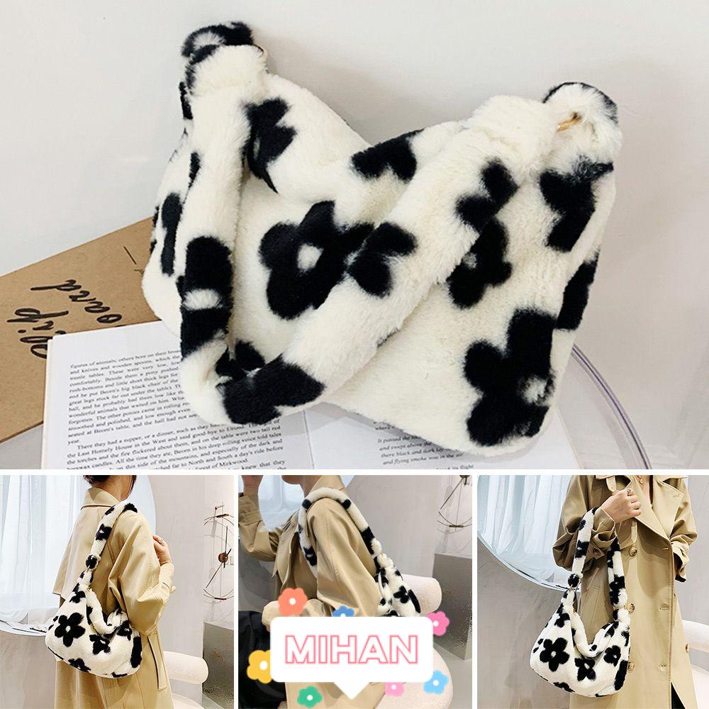 Túi Xách Đeo Vai Phủ Bông Mềm Thời Trang Nữ MIHAN1