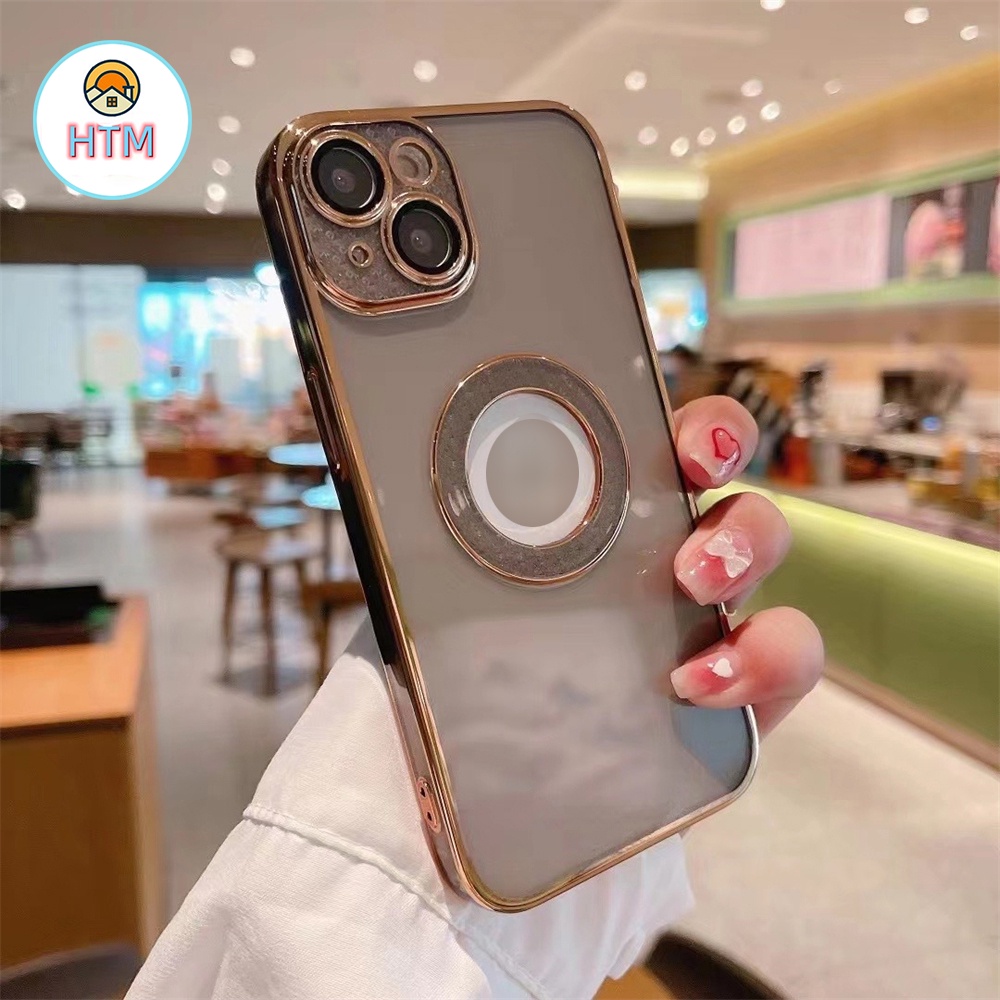 Ốp lưng mềm TPU chống rơi mạ điện Tương thích cho iPhone 13 12 11 Pro Max Promax XS Max XR X Vỏ bảo vệ