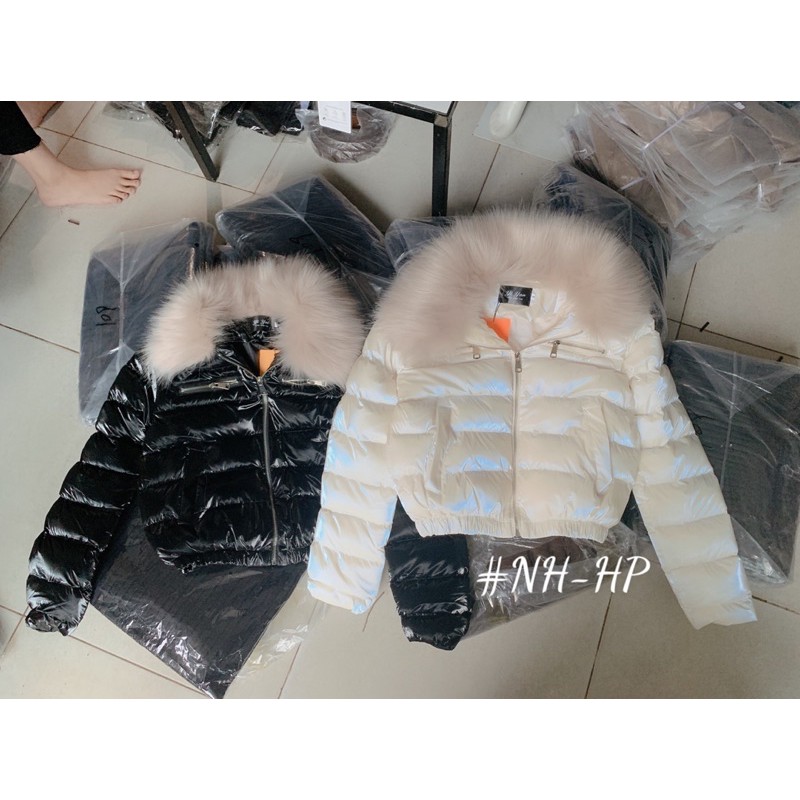 ÁO PHAO BÓNG LÔNG VŨ KÈM CỔ LÔNG THÁO RỜI | BigBuy360 - bigbuy360.vn