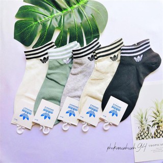 Tất chân ngắn sọc Adidas nam nữ unisex