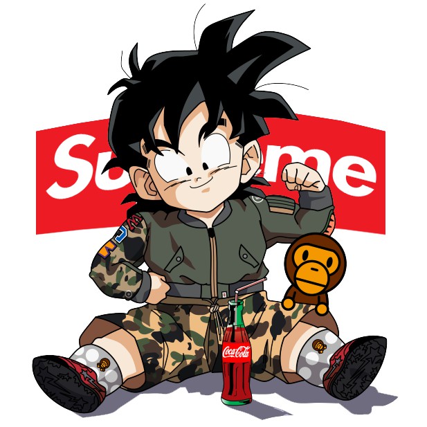 Áo thun 360 unisex tay lỡ nam nữ form rộng basic tee Songoku Coca - áo phông rộng trắng unisex mùa hè | BigBuy360 - bigbuy360.vn