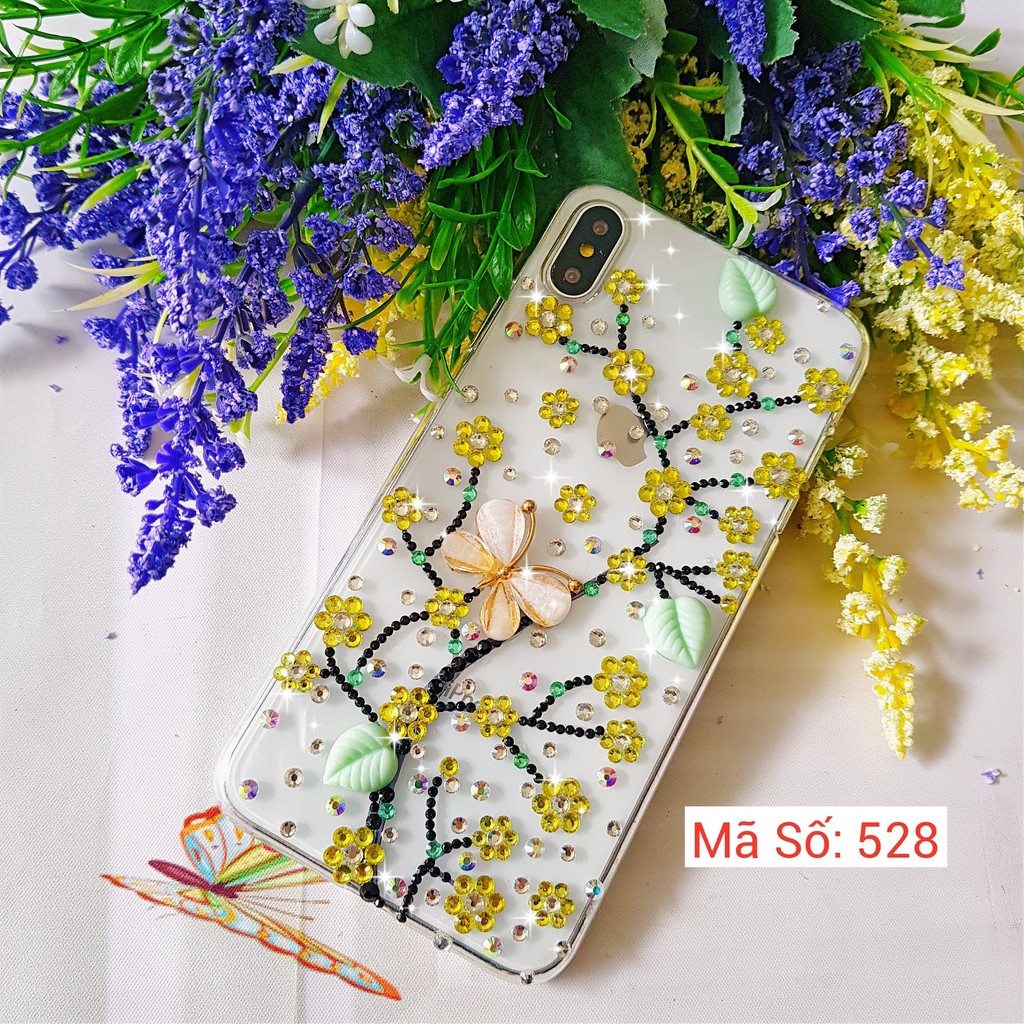 [IB DÒNG ĐT]Ốp lưng handmade đính đá giành cho nhiều dòng đt (MS 528)