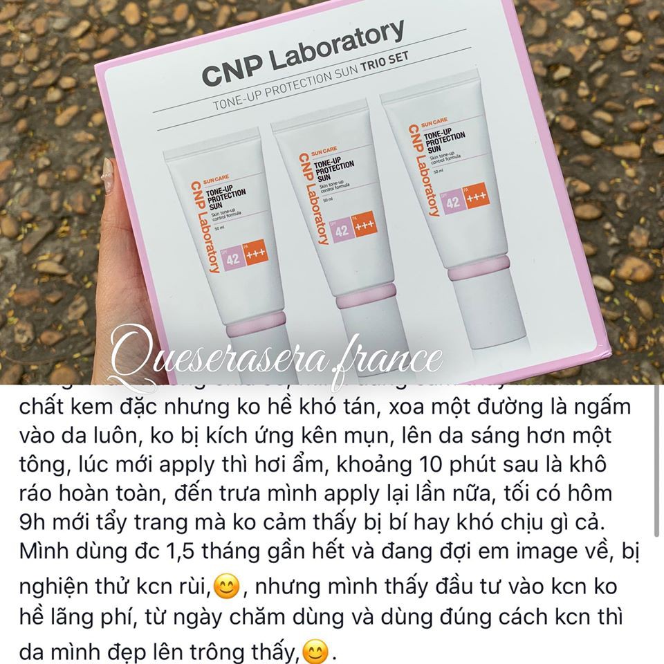 [DUTY FREE ] Kem chống nắng #CNP #Laboratory Tone-Up Protection Sun SPF42/PA+++