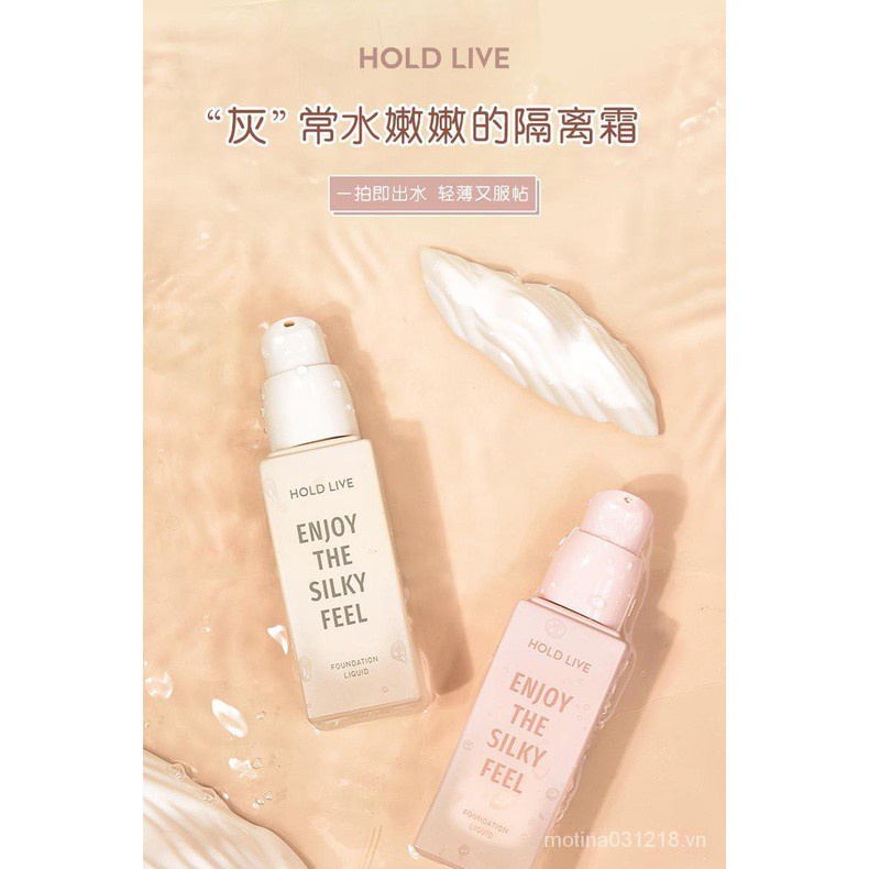 (Hàng Mới Về) Kem Lót Trang Điểm Dưỡng Ẩm Làm Sáng Da Và Se Khít Lỗ Chân Lông Holdlive | BigBuy360 - bigbuy360.vn