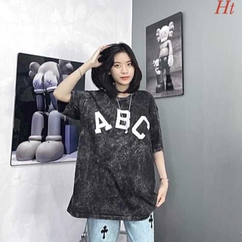 Áo loang chữ ABC H2A758