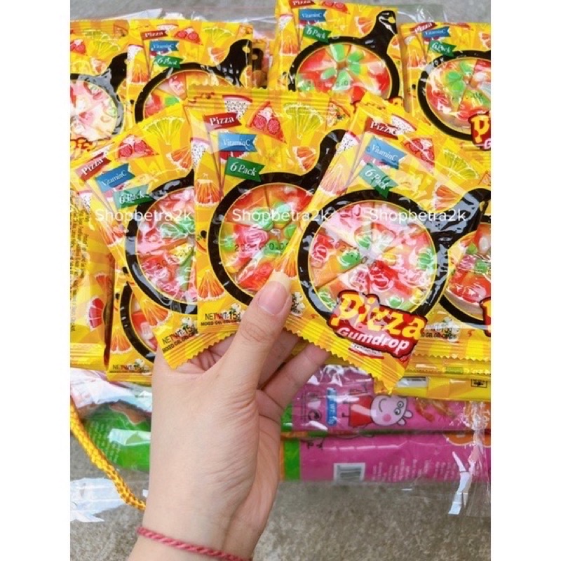 Kẹo dẻo hình Pizza cute hương trái cây