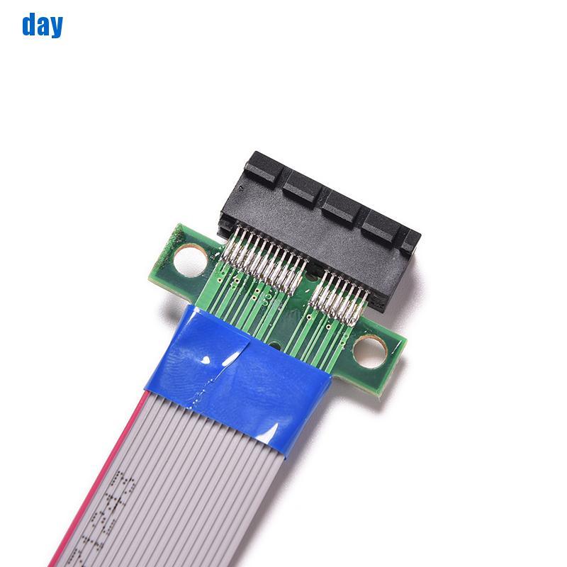 [jing] PCI-E Express 1X Slot Riser Card Adapter Extender Extension Ribbon Flex Cable [vn]