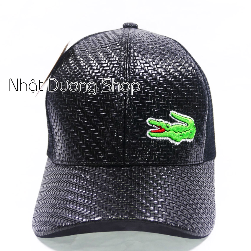 Nón kết lưới Da thêu họa tiết cá xấu, phong cách, Xịn sò cá tính thích hợp cho các bạn nam và nữ