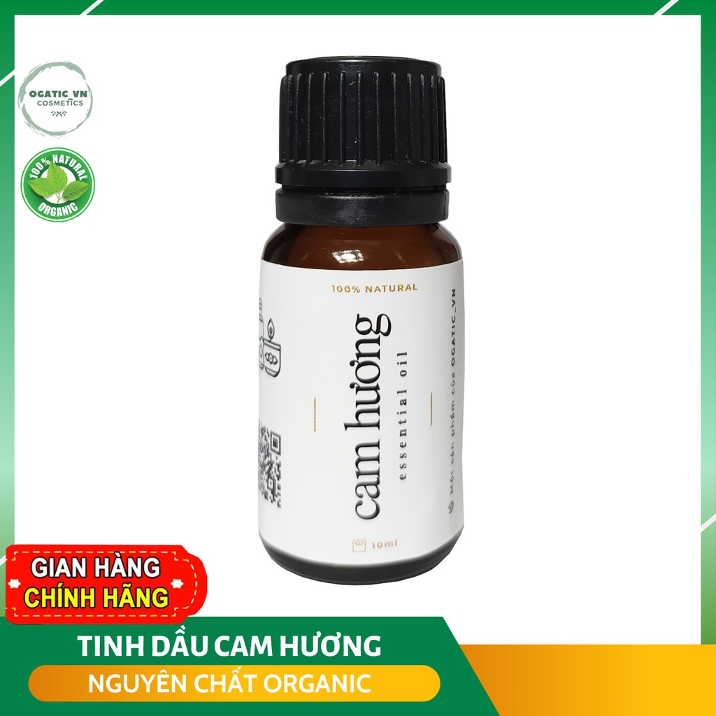 Tinh Dầu Cam Hương Bergamot Ogatic_vn | 100% Thiên Nhiên Nguyên Chất | Nhập Khẩu Từ Ấn Độ