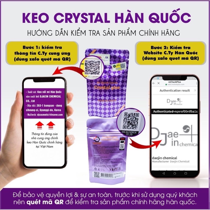 Keo nối mi crystal glue, keo nối mi crystal tím ít cay, khô 2s-3s dành cho thợ nối mi chuyên nghiệp