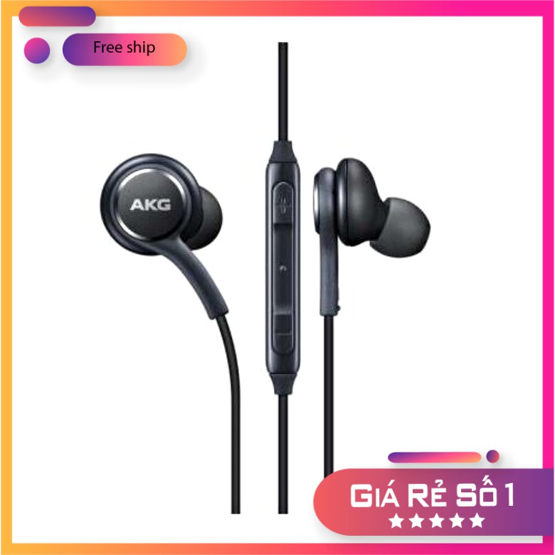 Tai nghe Samsung AKG s8 siêu rẻ hàng chuẩn zin bóc máy jack 3.5 bass khỏe nghe nhạc đàm thoại âm thanh sống động