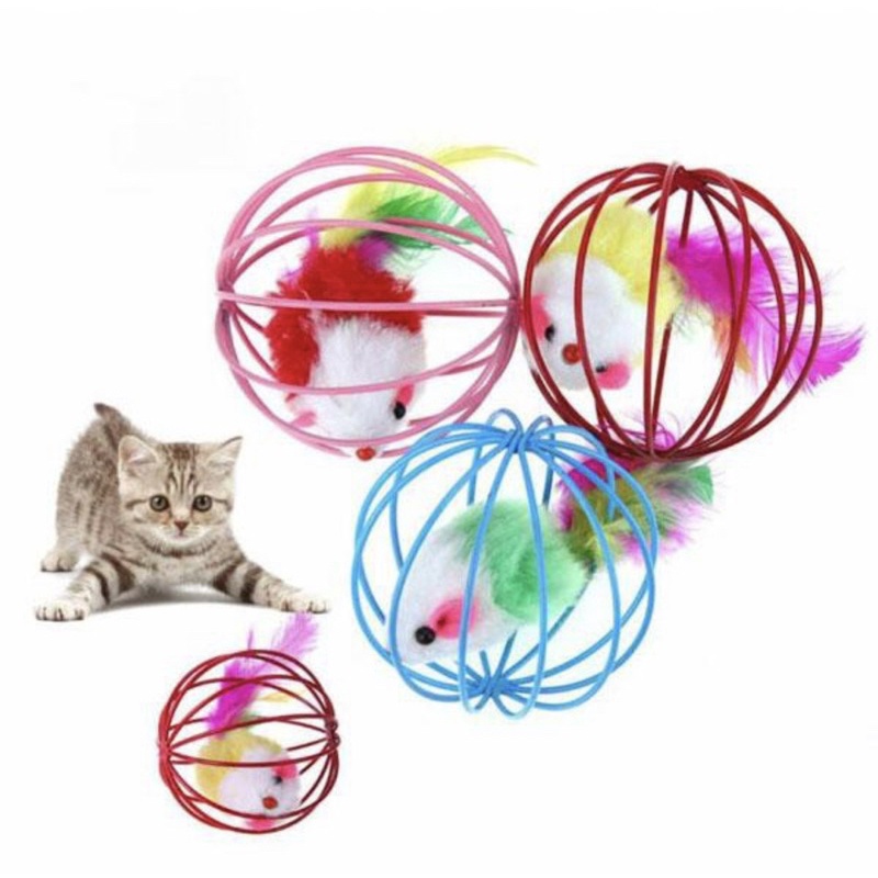 Đồ chơi cho Mèo- Bóng lồng chuột