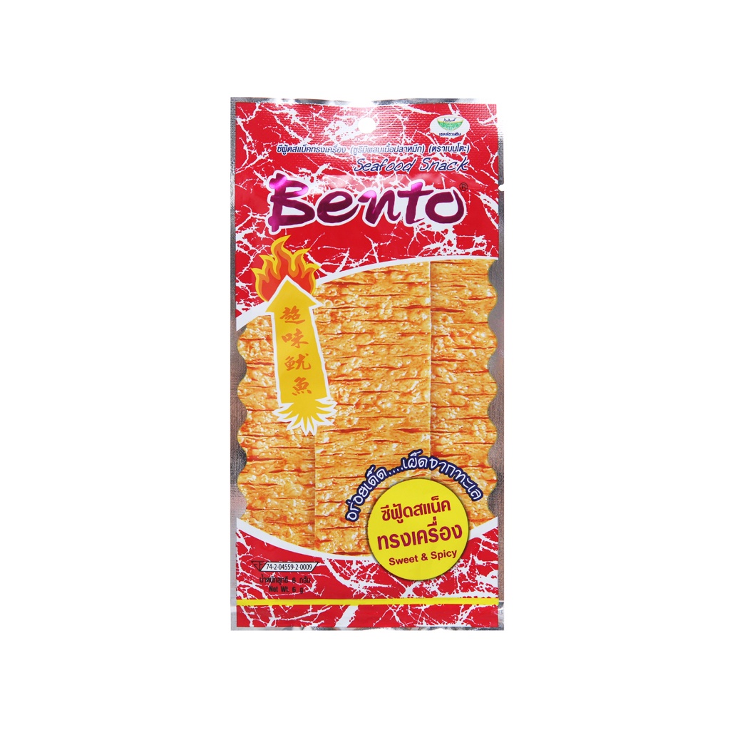 Snack mực tẩm vị cay ngọt Bento gói 6g / 24g | BigBuy360 - bigbuy360.vn