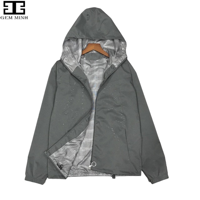 áo khoác dù đôi nam nữ áo khoác gió hai lớp chống nước chống nắng có túi trong bigsize 45-100lg