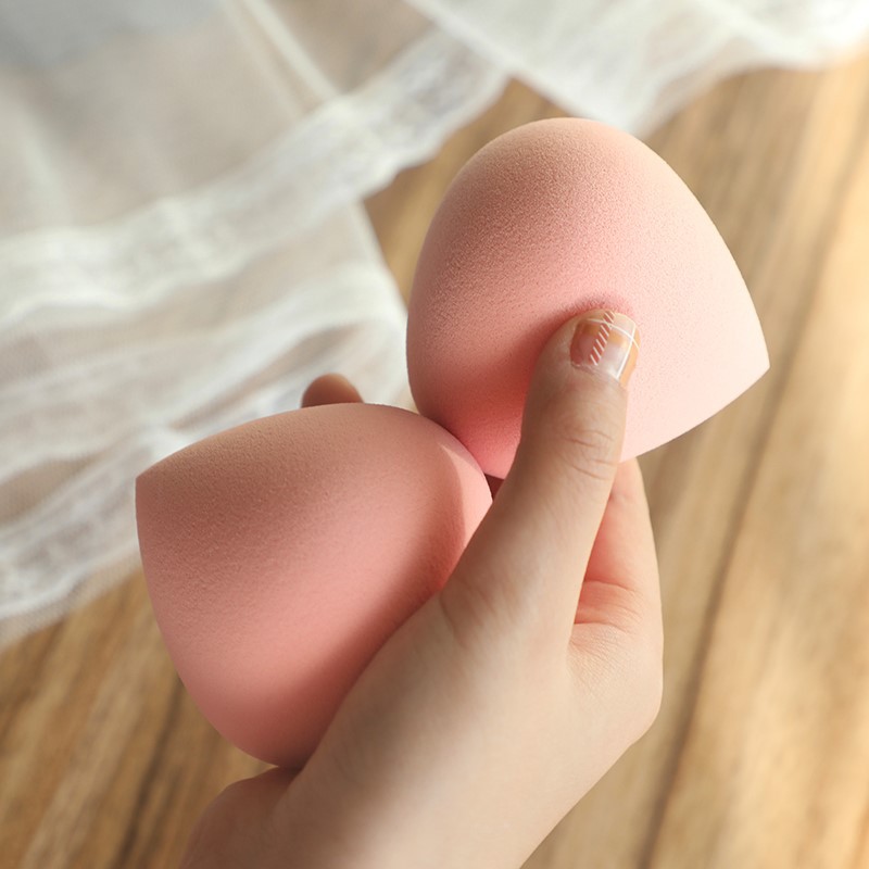 ♥❤❥! Fanxiaoxian fart peach cosmetic egg wet and dry dual-use soaking water becomes bigger peach beauty blender sponge e