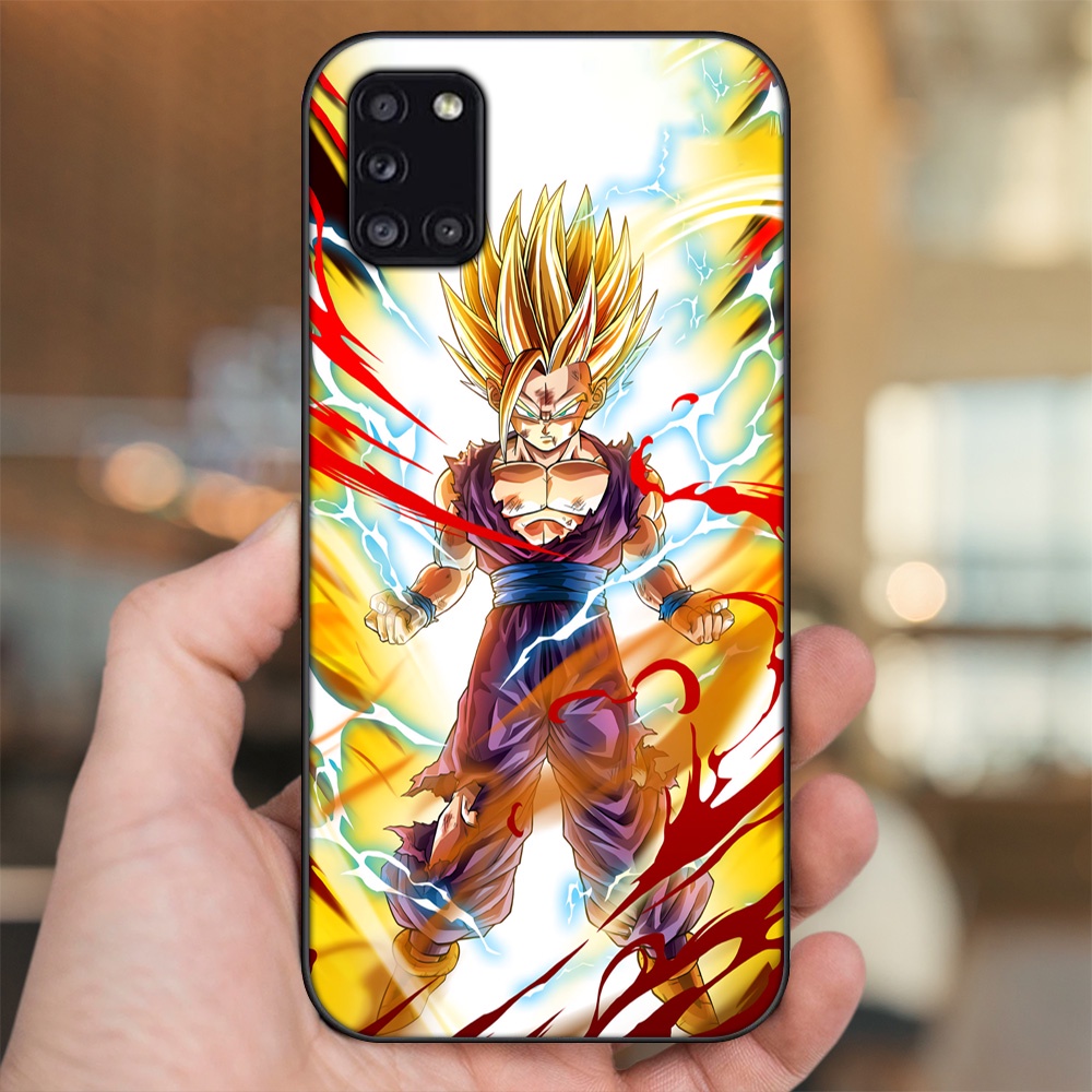 Ốp lưng Samsung A31 viền đen in hình Gohan Dragon Ball