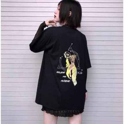 🌸Siêu Rẻ 💯  Áo thun tay lỡ the zed cá phản quang 7 màu unisex CHẤT ĐẸP CÓ FREESHIP | BigBuy360 - bigbuy360.vn