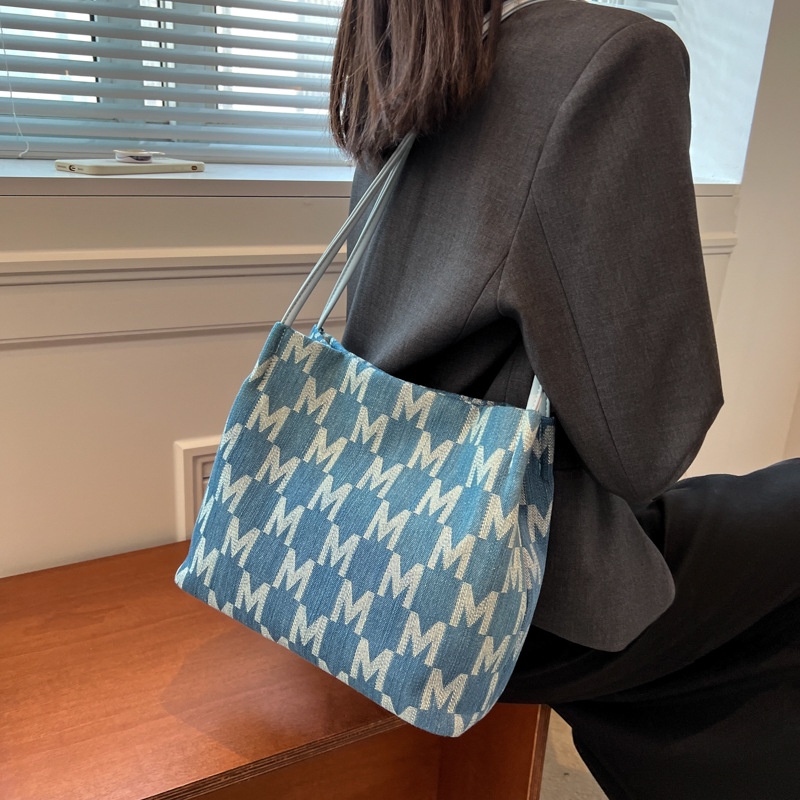 Túi Đeo Vai Chất Liệu denim Thời Trang Mùa Hè 2022 Cho Nữ