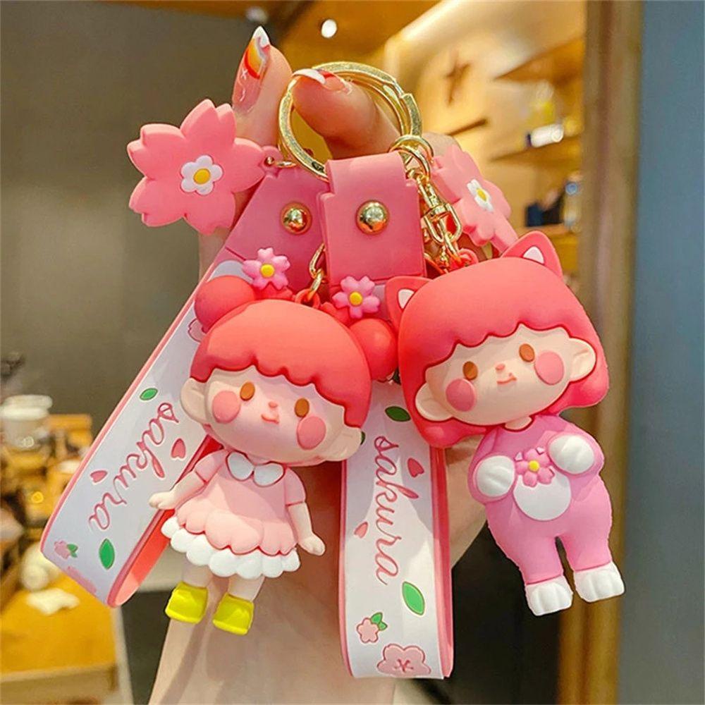 Móc Khóa Mô Hình Nhân Vật Sakura Dễ Thương