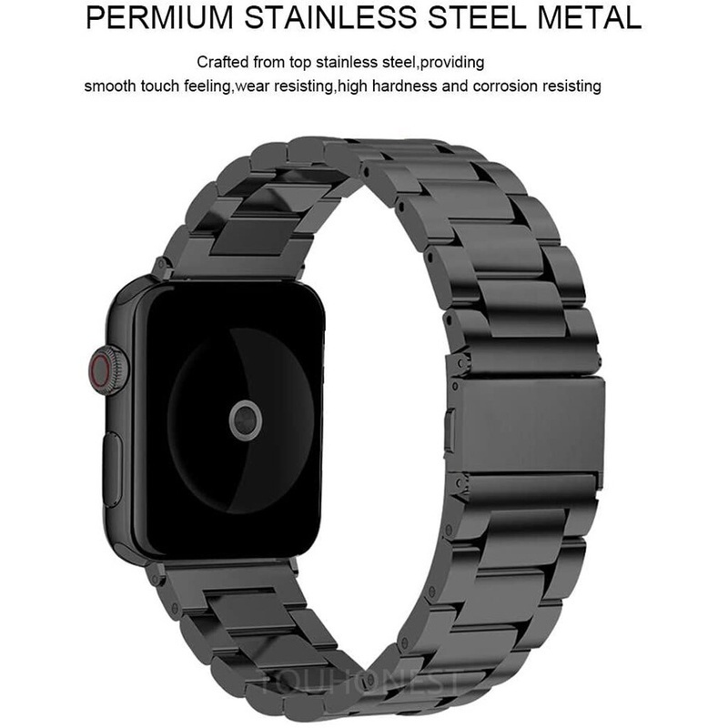 Dây đeo đồng hồ thép không gỉ thay thế thích hợp cho Apple Watch 4 3 2 1 42mm 38mm iWatch 5 6 SE 40MM 44MM Series T500 Strap Apple Watch Series 8 7 41MM 45MM Ultra 49MM band