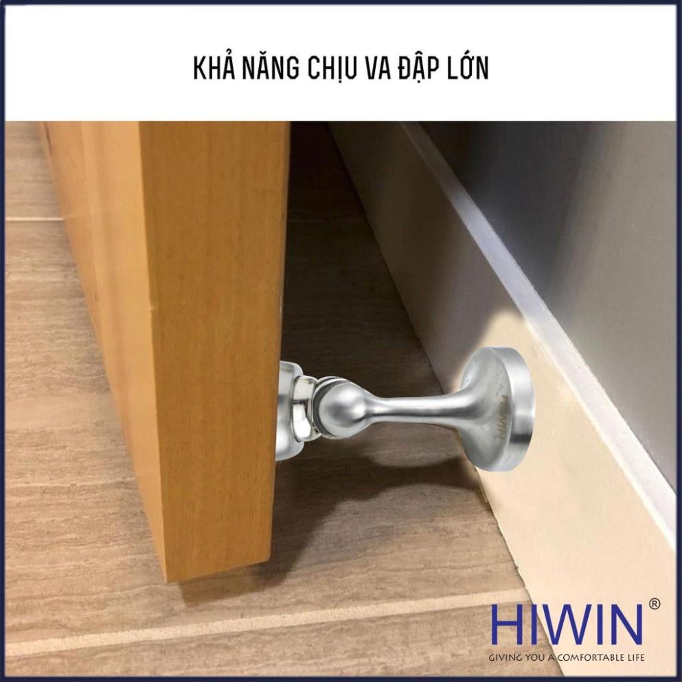 Hít cửa, chặn cửa nam châm chống va đập đế tròn kích thước nhỏ gọn inox 304 HIWIN Y-9001