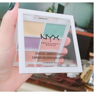 Bảng Che Khuyết Điểm NYX 6 Màu
