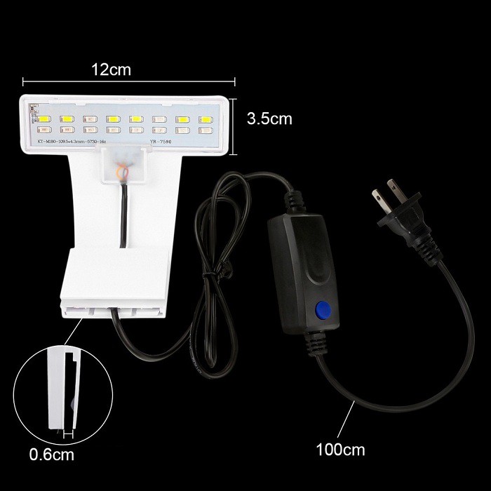 ĐÈN LED KẸP HỒ CÁ VIPSUN M180 HỒ 15 ĐẾN 25CM