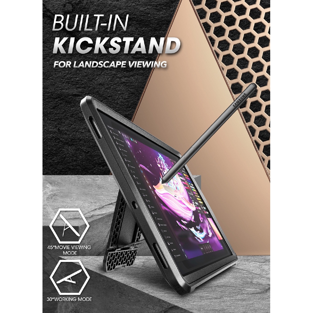 Ốp Máy Tính Bảng Supcase Có Giá Đỡ Cho Galaxy Tab S6 10.5 '' Sm-T860 / T865 / T867